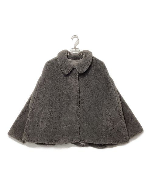 HYEON（ヘヨン）HYEON (ヘヨン) ted cape グレー サイズ:Fの古着・服飾アイテム