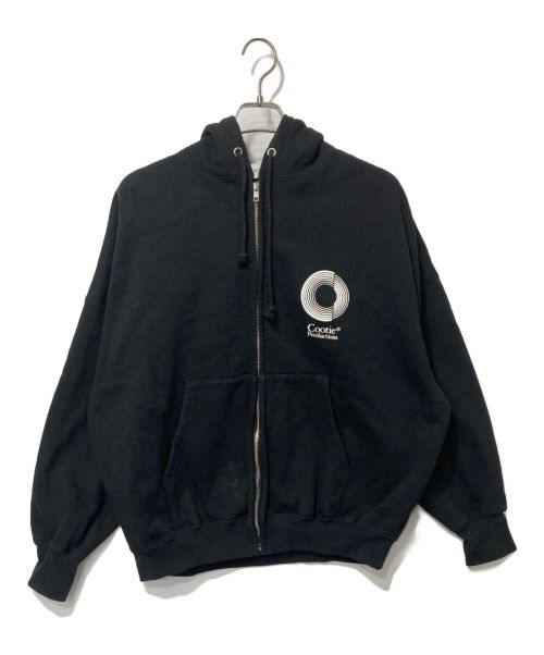 COOTIE PRODUCTIONS（クーティープロダクツ）COOTIE PRODUCTIONS (クーティープロダクツ) Open End Yarn Heavy Oz Sweat Zip Hoodie ブラック サイズ:Mの古着・服飾アイテム