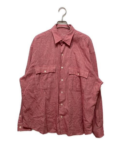 Porter Classic（ポータークラシック）Porter Classic (ポータークラシック) ROLL UP SHIRT ピンク サイズ:Mの古着・服飾アイテム