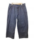 Porter Classicポータークラシック）の古着「DENIM WIDE PANTS」｜インディゴ