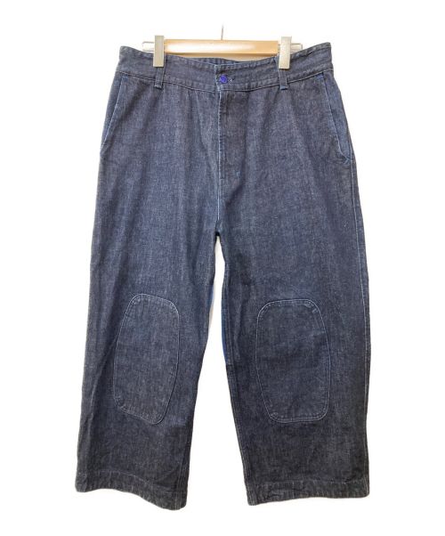 Porter Classic（ポータークラシック）Porter Classic (ポータークラシック) DENIM WIDE PANTS インディゴ サイズ:Mの古着・服飾アイテム