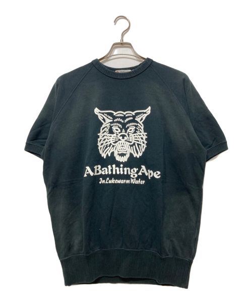 A BATHING APE（アベイシングエイプ）A BATHING APE (アベイシングエイプ) 半袖スウェット ネイビー サイズ:‐の古着・服飾アイテム