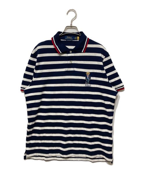 POLO RALPH LAUREN（ポロ・ラルフローレン）POLO RALPH LAUREN (ポロ・ラルフローレン) ポロシャツ ネイビー サイズ:Lの古着・服飾アイテム