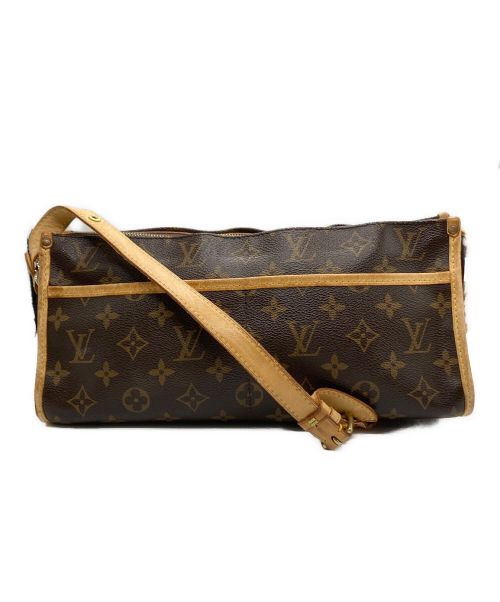 LOUIS VUITTON（ルイ ヴィトン）LOUIS VUITTON (ルイ ヴィトン) ショルダーバッグ　ポパンクール ロン　モノグラム ブラウンの古着・服飾アイテム