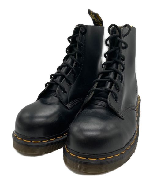 Dr.Martens（ドクターマーチン）Dr.Martens (ドクターマーチン) スチールトゥ7ホールブーツ ブラック サイズ:UK5の古着・服飾アイテム