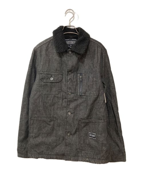 stussy（ステューシー）stussy (ステューシー) ランチジャケット ブラック サイズ:Sの古着・服飾アイテム