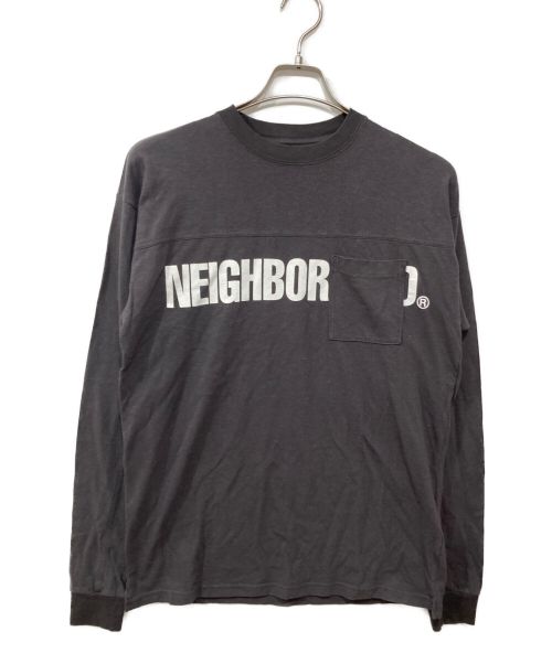 NEIGHBORHOOD（ネイバーフッド）NEIGHBORHOOD (ネイバーフッド) 23SS LOGO PRINT CREWNECK LS グレー サイズ:Sの古着・服飾アイテム