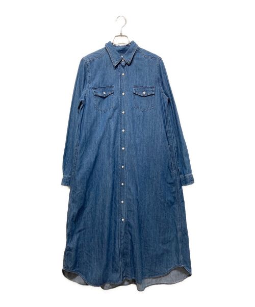 Healthy DENIM（ヘルシーデニム）Healthy DENIM (ヘルシーデニム) デニムシャツワンピース ブルー サイズ:Mの古着・服飾アイテム