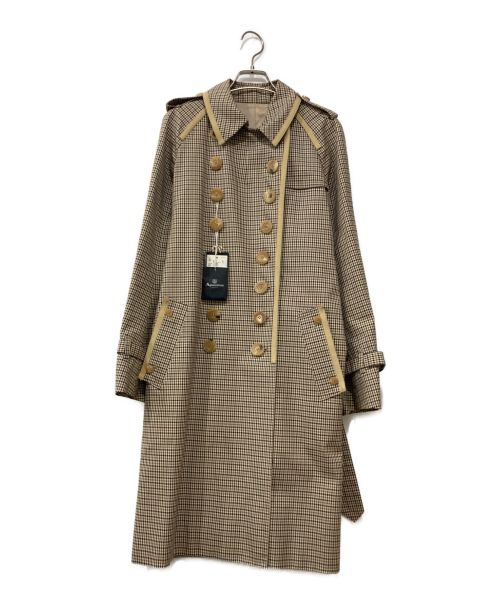 Aquascutum（アクアスキュータム）Aquascutum (アクアスキュータム) トレンチコート ブラウン サイズ:11の古着・服飾アイテム