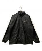 F.C.R.B.エフシーアールビー）の古着「SYNTHETIC LEATHER BLOUSON」｜ブラック