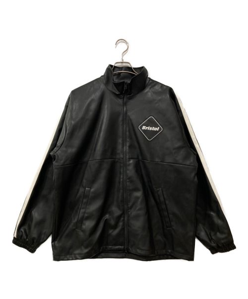 F.C.R.B.（エフシーアールビー）F.C.R.B. (エフシーアールビー) SYNTHETIC LEATHER BLOUSON ブラック サイズ:Lの古着・服飾アイテム