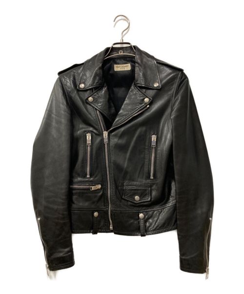 Saint Laurent Paris（サンローランパリ）Saint Laurent Paris (サンローランパリ) 13AW クラシックモーターサイクルライダースレザージャケット ブラック サイズ:46の古着・服飾アイテム