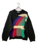 jiedaジエダ）の古着「MOHAIR RAINBOW KNIT」｜ブラック