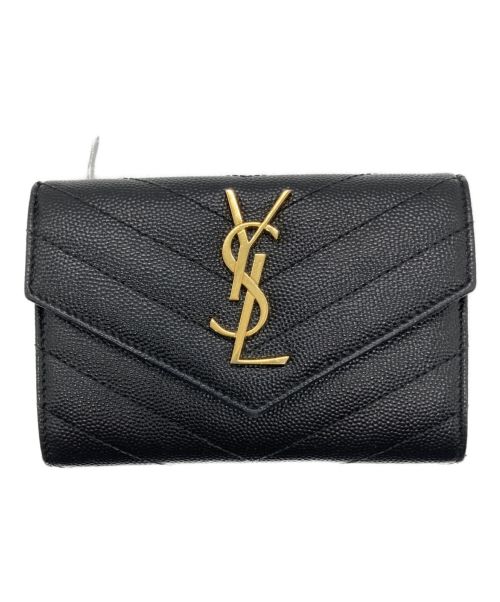 Yves Saint Laurent（イヴサンローラン）Yves Saint Laurent (イヴサンローラン) コインケース ブラックの古着・服飾アイテム