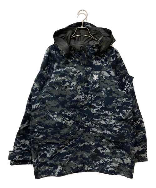 U'S NAVY（ユーエスネイビー）U'S NAVY (ユーエスネイビー) 2014年製 ゴアテックスジャケット ネイビー サイズ:MEDIUM SHORTの古着・服飾アイテム