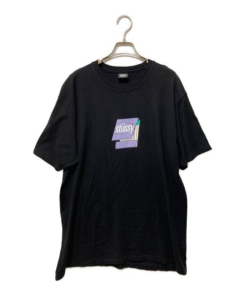 stussy（ステューシー）stussy (ステューシー) MATCHBOOK TEE ブラック サイズ:Lの古着・服飾アイテム