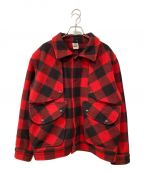 SHAMAN OUTFITTERSシャーマンアウトフィッターズ）の古着「Check Wool Hunting Jacket」｜ブラック