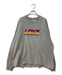 DAIRIKU（ダイリク）の古着「LOVE" Vintage Long Sleeve」｜グレー