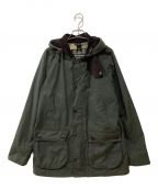 Barbourバブアー）の古着「SL/HOODED BEDALE」｜グリーン