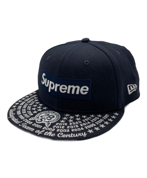 SUPREME（シュプリーム）Supreme (シュプリーム) New Era (ニューエラ) Undisputed box logo ネイビーの古着・服飾アイテム