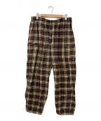 SUPREMEシュプリーム）の古着「20AW Tartan Flannel Skate Pant」｜グリーン