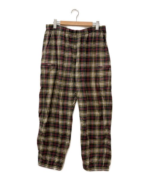 SUPREME（シュプリーム）SUPREME (シュプリーム) 20AW Tartan Flannel Skate Pant グリーン サイズ:XLの古着・服飾アイテム