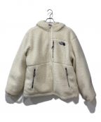 THE NORTH FACEザ ノース フェイス）の古着「PLAY GREEN T HOODIE JACKET リバーシブル」｜アイボリー