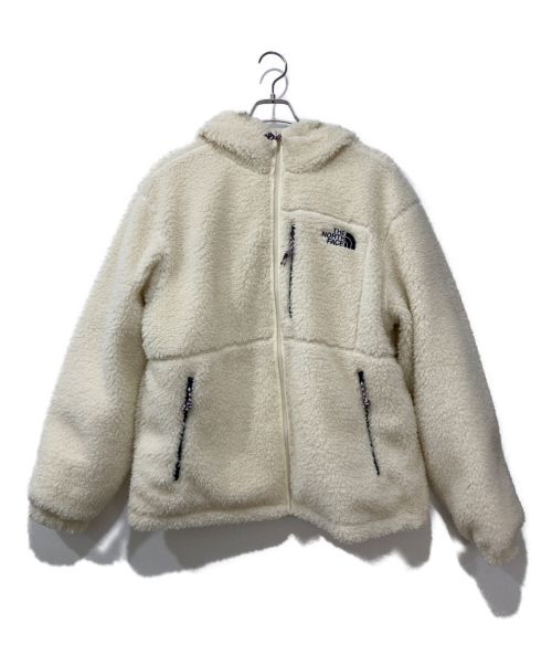 THE NORTH FACE（ザ ノース フェイス）THE NORTH FACE (ザ ノース フェイス) PLAY GREEN T HOODIE JACKET リバーシブル アイボリー サイズ:XLの古着・服飾アイテム