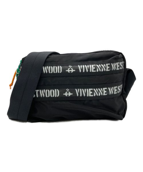 Vivienne Westwood（ヴィヴィアンウエストウッド）Vivienne Westwood (ヴィヴィアンウエストウッド) ヒロープオーブショルダーバッグ ブラックの古着・服飾アイテム