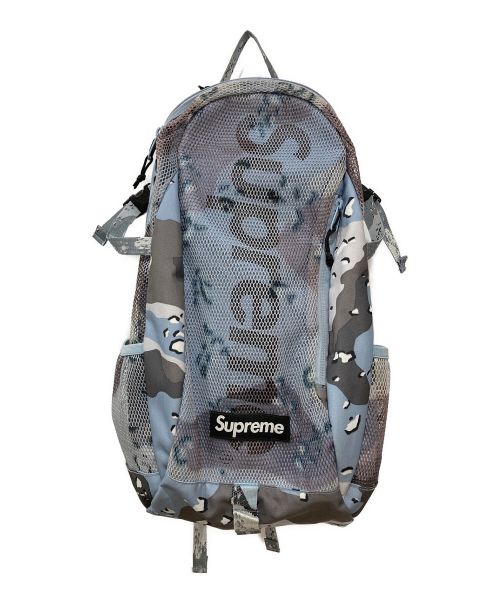 SUPREME（シュプリーム）SUPREME (シュプリーム) Backpack Blue Chocolate Chip Camo ブルーの古着・服飾アイテム