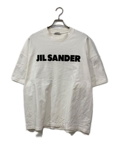 JIL SANDER（ジルサンダー）JIL SANDER (ジルサンダー) ボトルネック オーバーサイズ 半袖 Tシャツ ホワイト サイズ:Mの古着・服飾アイテム