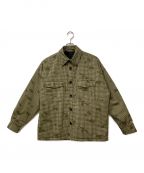 N.HOOLYWOOD×UNDERCOVERエヌ ハリウッド×アンダーカバー）の古着「CPO SHIRT ／ REBEL FABRIC by UNDERCOVER」｜カーキ