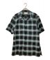 SUGARHILL（シュガーヒル）の古着「23SS OMBRE PLAID HALF SLEEVE BLOUSE」｜ネイビー