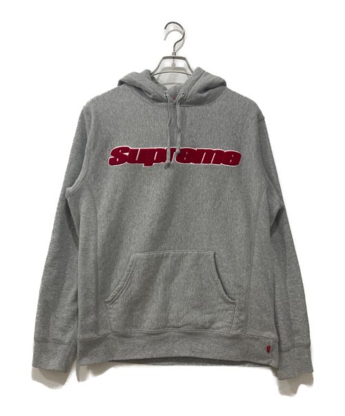 SUPREME（シュプリーム）Supreme (シュプリーム) 19ss Chenille Hooded Sweatshirt グレー サイズ:Mの古着・服飾アイテム