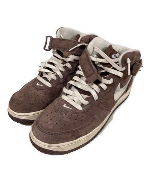 NIKE（ナイキ）NIKE (ナイキ) NIKE AIR FORCE 1 MID '07 QS ブラウン サイズ:27.5の古着・服飾アイテム