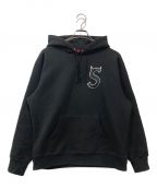 SUPREMEシュプリーム）の古着「22AW S Logo Hooded Sweatshirt」｜ブラック