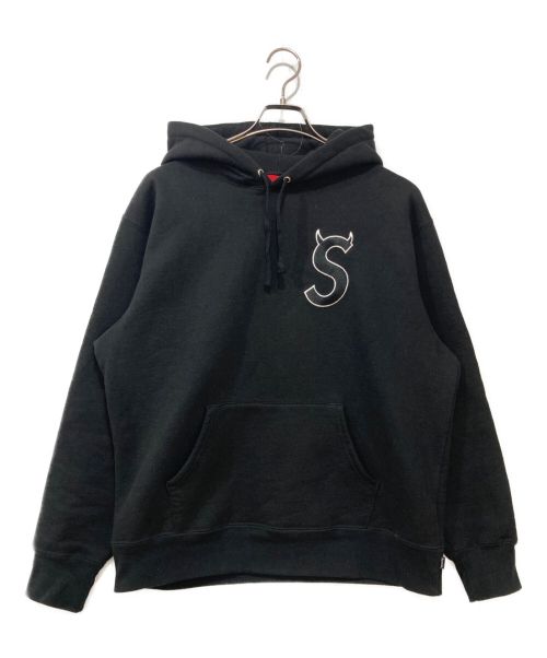 SUPREME（シュプリーム）SUPREME (シュプリーム) 22AW S Logo Hooded Sweatshirt ブラック サイズ:Mの古着・服飾アイテム