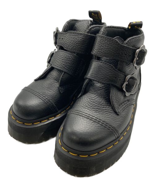 Dr.Martens（ドクターマーチン）Dr.Martens (ドクターマーチン) Devon Flower Buckle ブラック サイズ:23cm(UK4)の古着・服飾アイテム