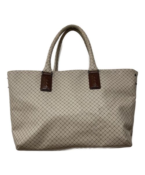 BOTTEGA VENETA（ボッテガベネタ）BOTTEGA VENETA (ボッテガベネタ) マルコポーロ トートバッグ ベージュの古着・服飾アイテム