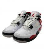 NIKEナイキ）の古着「AIR JORDAN 4 RETRO RED CEMENT」｜ホワイト