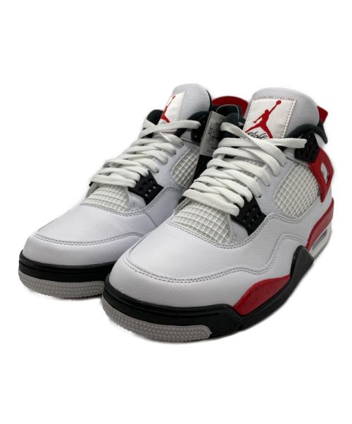 NIKE（ナイキ）NIKE (ナイキ) AIR JORDAN 4 RETRO RED CEMENT ホワイト サイズ:27.5ｃｍの古着・服飾アイテム