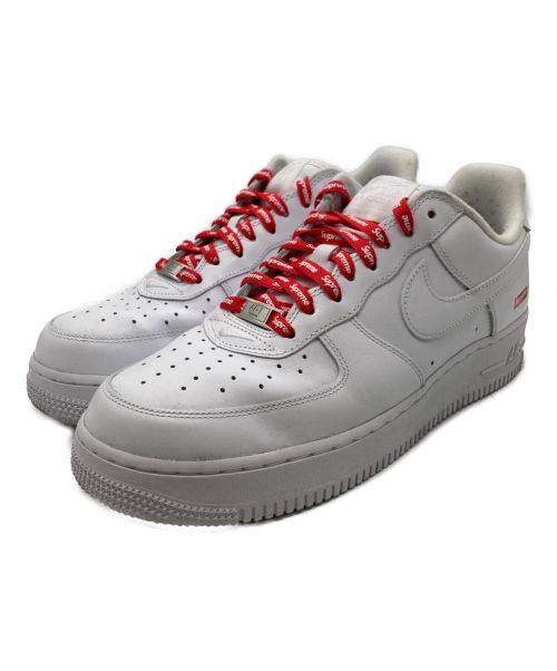 NIKE（ナイキ）NIKE (ナイキ) SUPREME (シュプリーム) AIR FORCE 1 LOW SP ホワイト サイズ:27.5ｃｍの古着・服飾アイテム