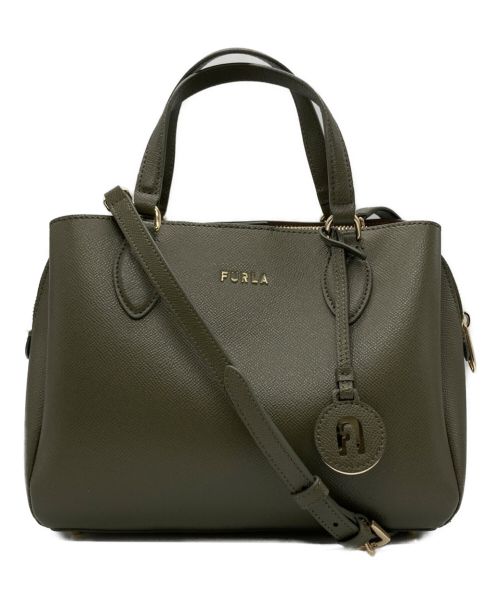 FURLA（フルラ）FURLA (フルラ) 2WAYショルダーバッグ オリーブの古着・服飾アイテム