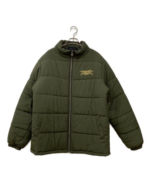 ANTIHERO（アンタイヒーロー）ANTIHERO (アンタイヒーロー) BASIC EAGLE QUILTED JACKET グリーン サイズ:Lの古着・服飾アイテム