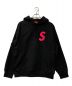 Supreme（シュプリーム）の古着「19AW S Logo Hooded Sweatshirt」｜ブラック