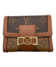 LOUIS VUITTON（ルイ ヴィトン）の古着「ポルトフォイユ・ドーフィーヌ コンパクト」｜ブラウン