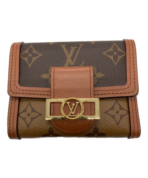 LOUIS VUITTON（ルイ ヴィトン）LOUIS VUITTON (ルイ ヴィトン) ポルトフォイユ・ドーフィーヌ コンパクト ブラウンの古着・服飾アイテム