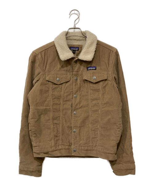 Patagonia（パタゴニア）Patagonia (パタゴニア) Pile Lined Trucker Jacket ベージュ サイズ:XSの古着・服飾アイテム