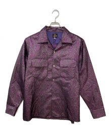 Needles（ニードルズ）の古着「21AW C．O．B Classic Shirt Poly Lame Da」｜パープル