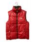 MONCLER（モンクレール）の古着「リバーシブル ダウン ベスト」｜オリーブ×レッド